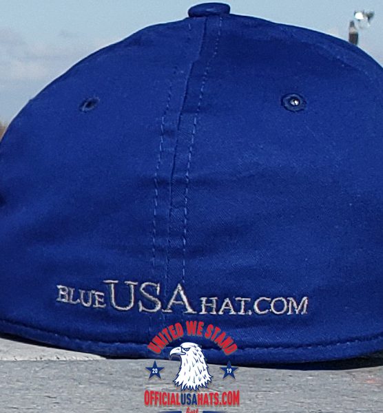 Blue USA Hat - Back