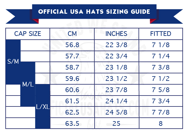 The Game Hat Sizing Chart