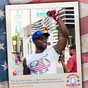 Chief looking great in our Blue USA Hat