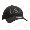 Black USA Hat - Front