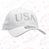 White USA Hat - Front