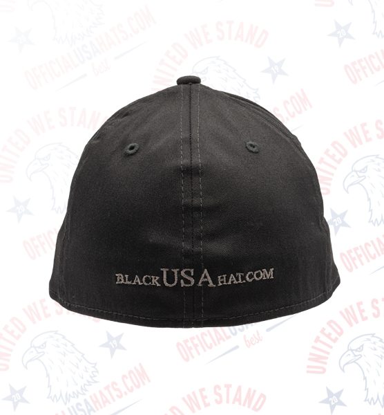 Black USA Hat - Back