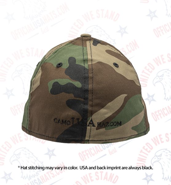 Camo USA Hat - Back
