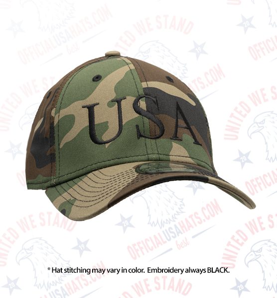 Camo USA Hat - Front