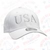 White USA Hat - Front